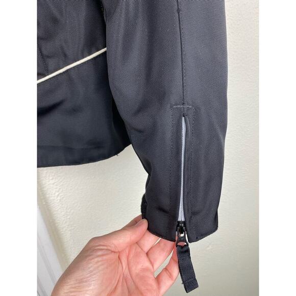 Joe Rocket Girl Women's L Black Padded Nylon Motocycle Bike Riding Jacket - Picture 13 of 14